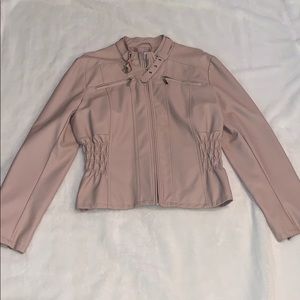 Faux leather jacket